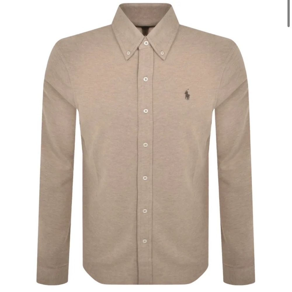 Ralph Lauren Tan Casual Button Down Shirt